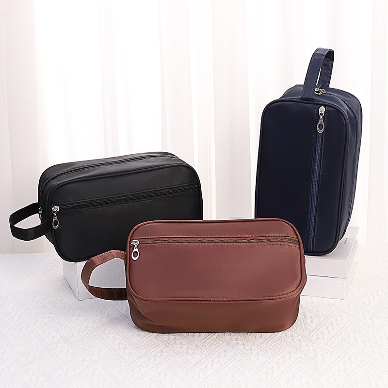 Picture of Waterproof Double Layer Toiletry Bag Cosmetic Bag Large Capacity Men's Women's Toiletry Bag Portable Travel Storage Bag