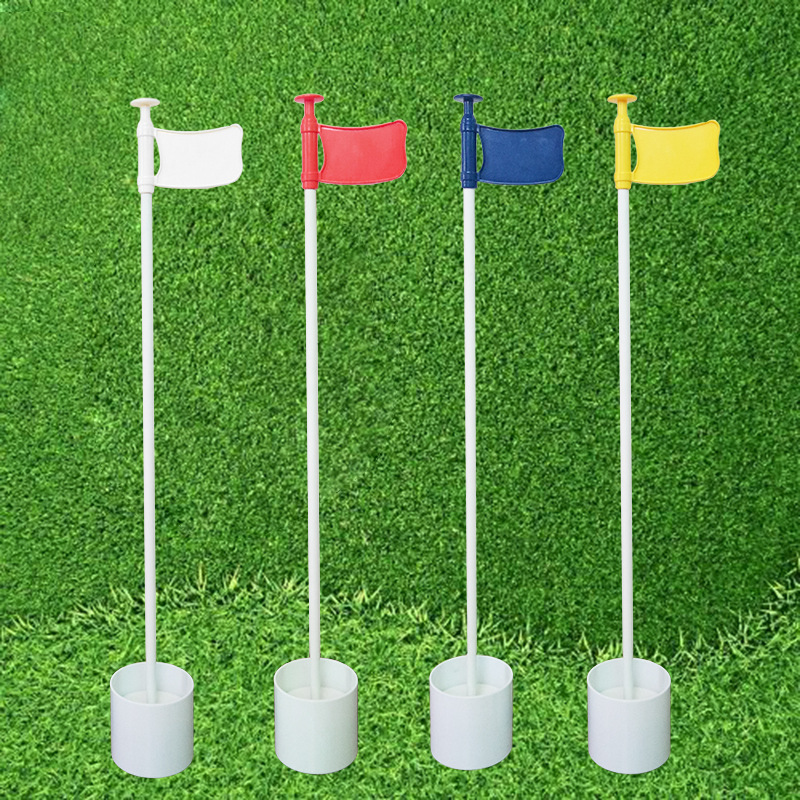Picture of Factory Direct Sales Golf Green Flagpole Mark Golf Green Flagpole Golf Hole Cup Imitation Flag Green Mark