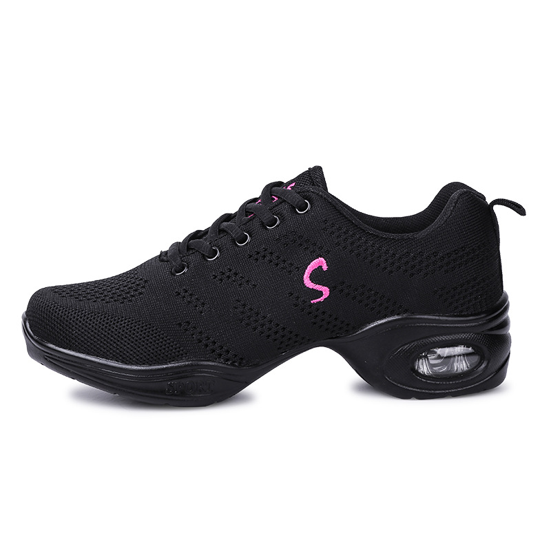 Picture of New Summer Dance Shoes, Breathable Fly-Woven Mesh Modern Dance Shoes, Adult Square Dance Shoes, Soft-Soled Women's Dance Shoes