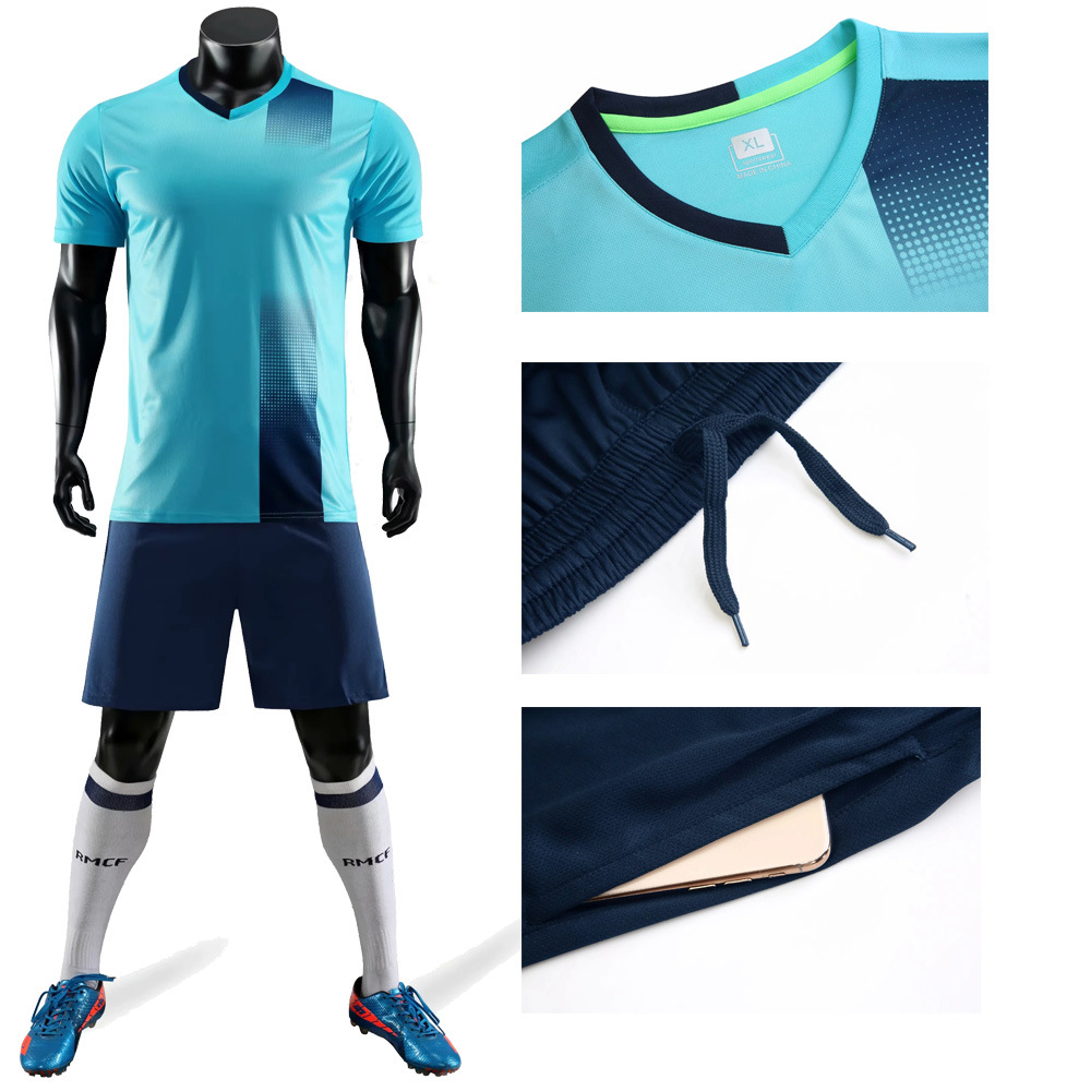 Picture of Football suit men's match training team uniform customized football suit children's adult sports suit Football Men's