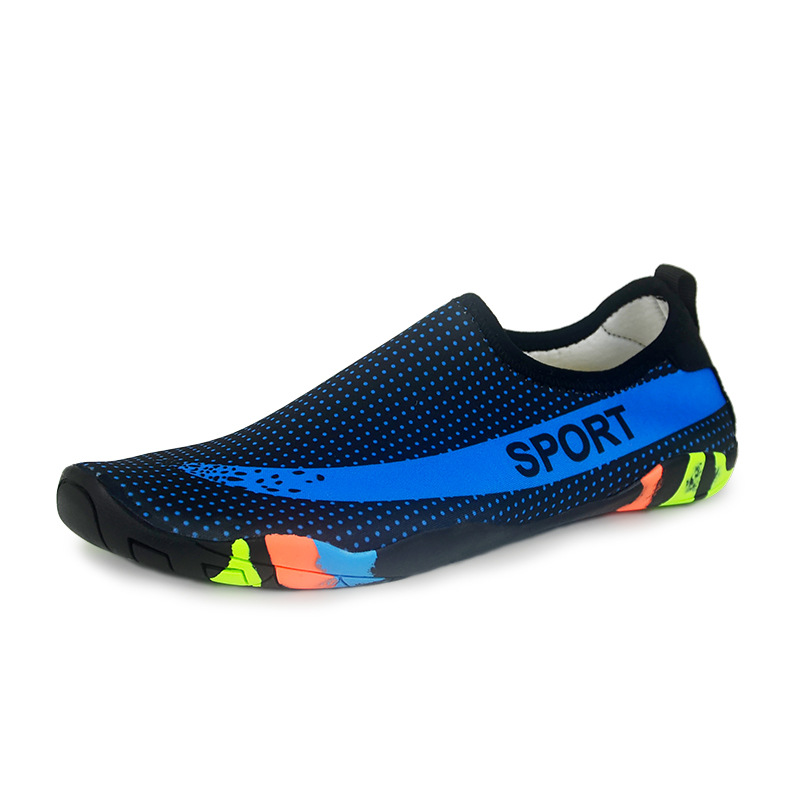Picture of Couple's large size diving snorkeling shoes outdoor wading shoes beach thick bottom swimming shoes factory wholesale