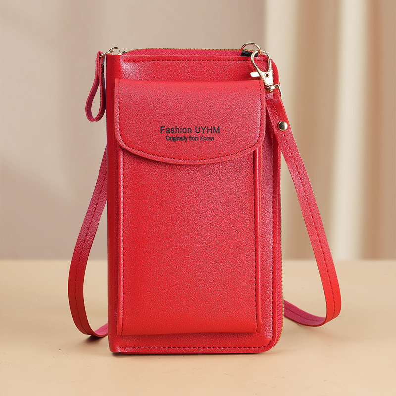 Picture of New Mobile Phone Bag for Women, Fashionable and Versatile Korean Style Mini Shoulder Bag for Students, Large Capacity, Multi-Card Slot Wallet, Card Holder for Women