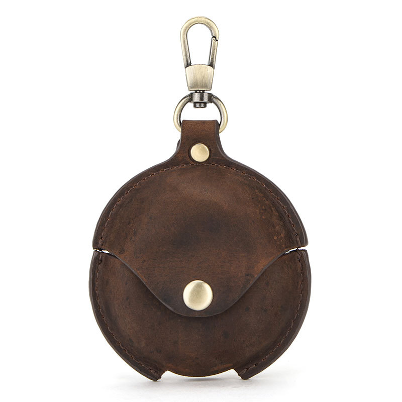 Picture of Suitable for Huawei freebuds3 Protective Case Crazy Horse Leather Hook Convenient Huawei 3rd Generation Wireless Bluetooth Headphone Case