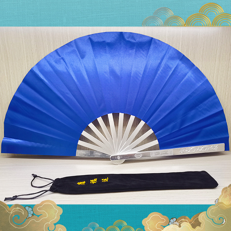 Picture of Tai Chi Kung Fu Fan Aluminum Magnesium Alloy Fan Performance Fan Morning Exercise Fan Hands Fan Tai Chi Fan Factory Direct Fan Folding Fan