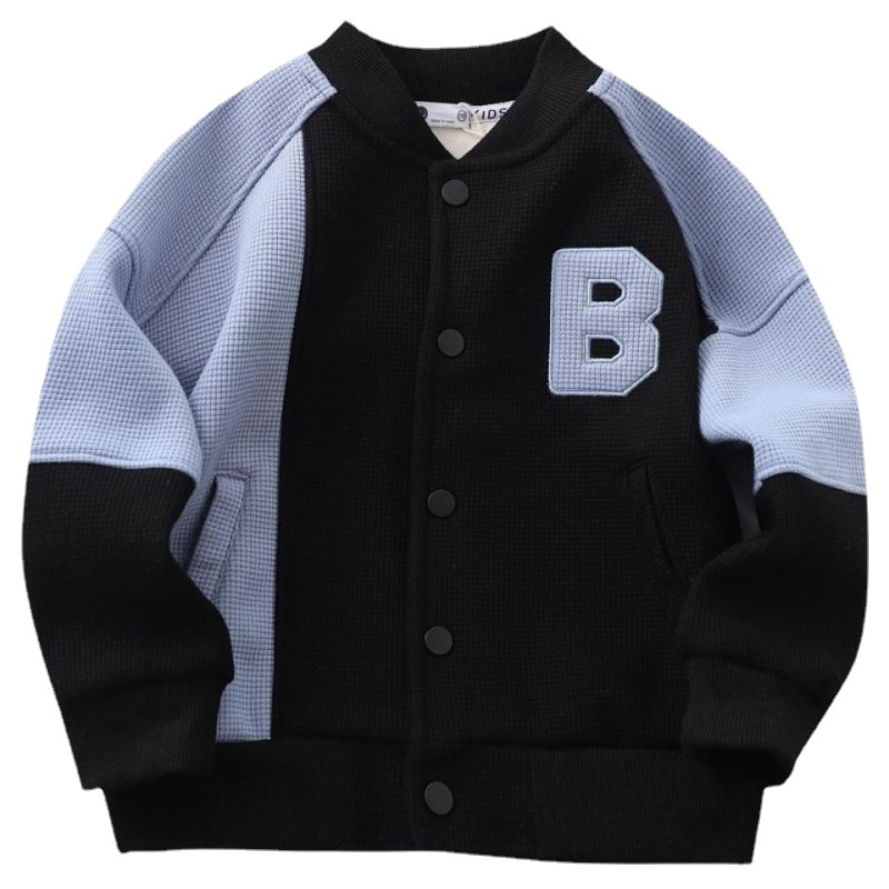 Picture of Boys' Spring Coat 2023 New Children's Baseball Suit Middle and Big Children's Casual Jacket Top Stylish Children's Clothing