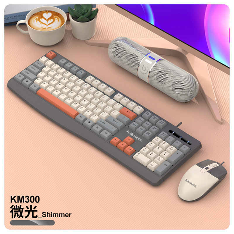 Picture of Viper K3 Keyboard Mouse Wired Notebook Desktop Computer Game Fashion Business Office Three-Color Keyboard
