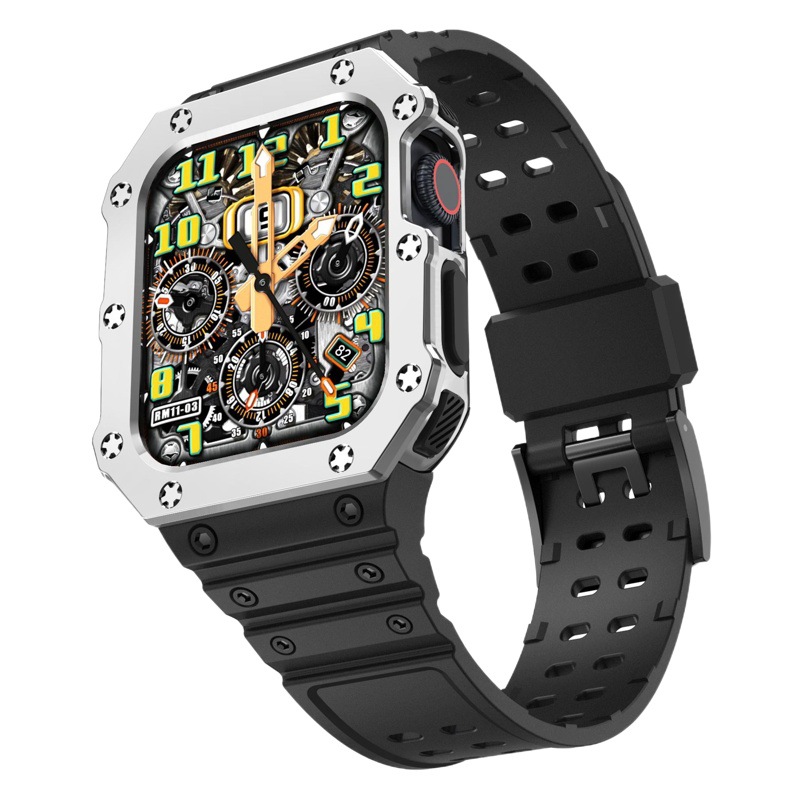 For Apple Watch Strap Apple iwatch9876543 Richard TPU One-piece Strap Wholesale Cross-border