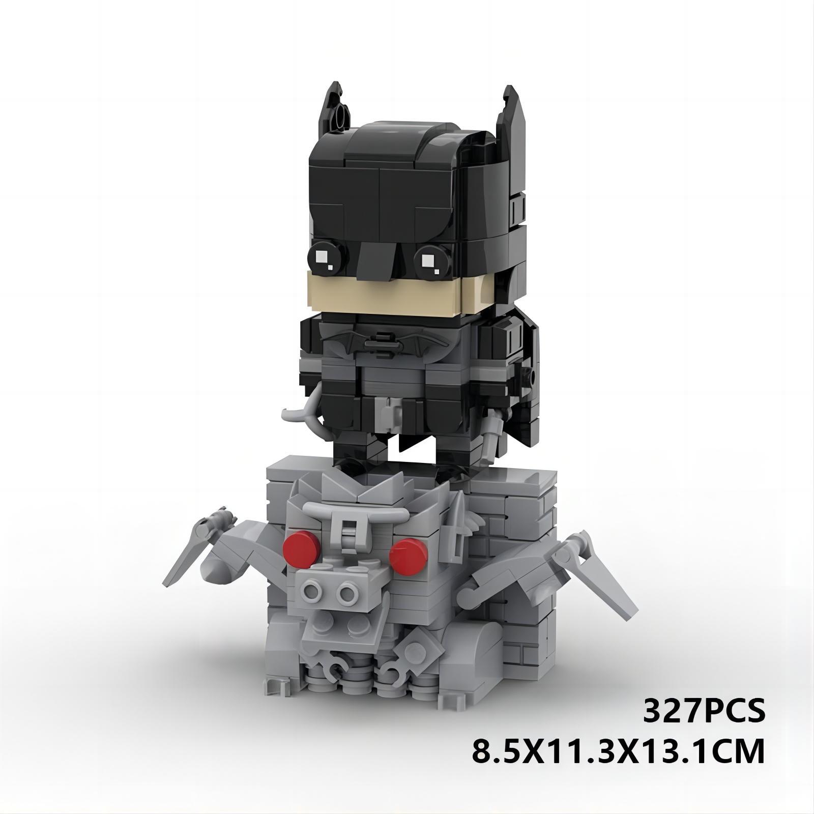 Picture of MOC puzzle 8-12 years old modified transformation creative peripheral Star Wars building blocks Batman assembling Model square head