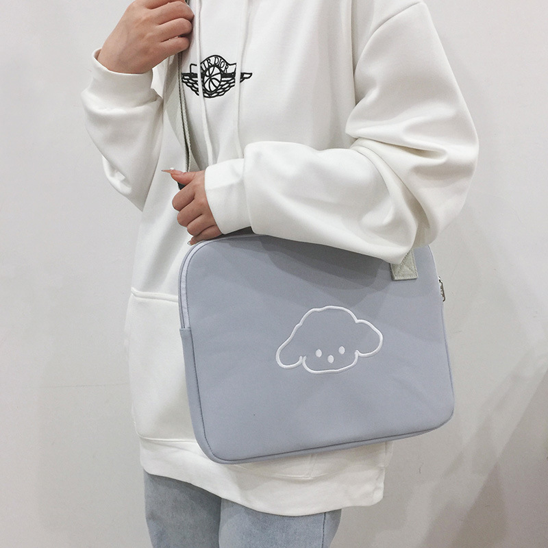Picture of Inner Protective Sleeve Ins Fashion Fresh iPad Tablet Bag 13inch Student Computer Bag Crossbody Inner Sleeve Bag