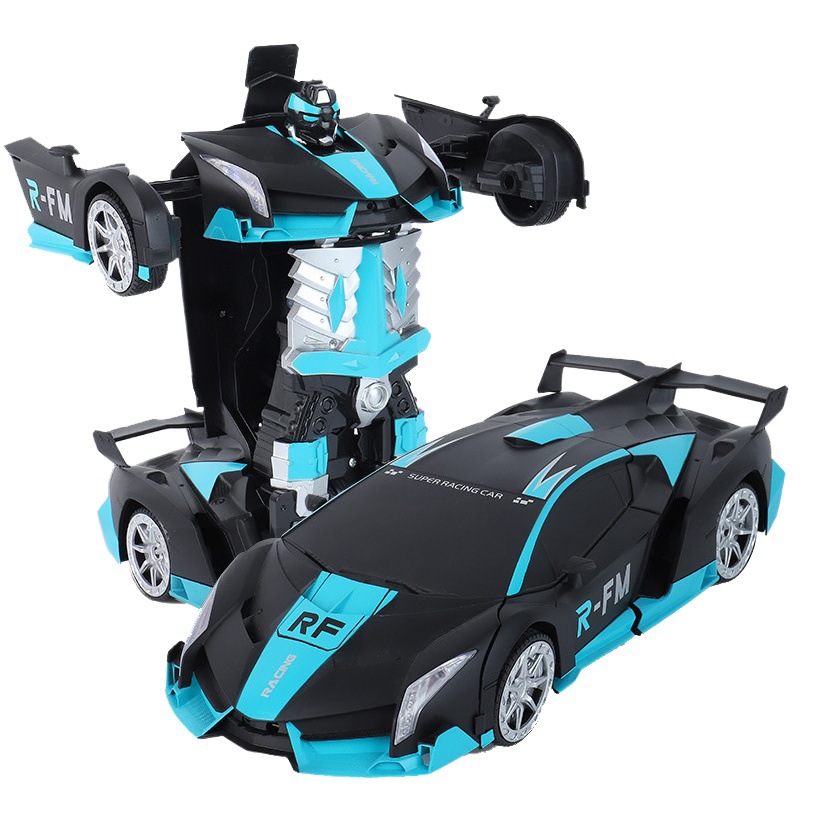 Children's remote control deformation car induction change body King Kong robot remote control car boy toy car stall