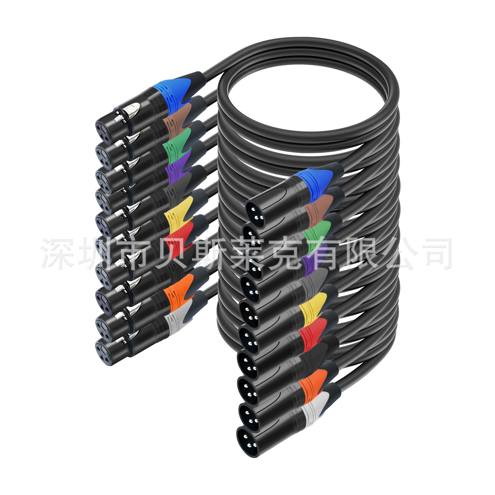 Zinc alloy shell with shielded pure copper Canon line male to female microphone XLR professional audio cable