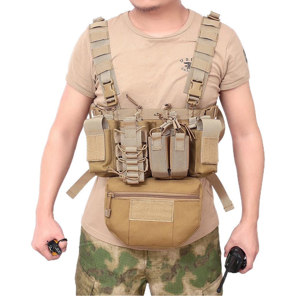 Outdoor vest abdominal sundry bag AVS JPC CPC vest accessory bag EDC multifunctional abdominal bag storage bag