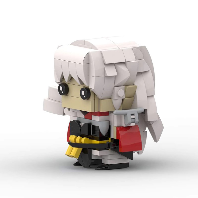 Picture of Compatible with Lego MOC building blocks square head doll suit killing pill anime doll figure assembly model hand-made peripheral