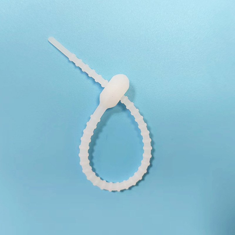 Picture of 180mm color silicone cable tie jewelry pendant stationery multifunctional lanyard data cable storage finishing winder