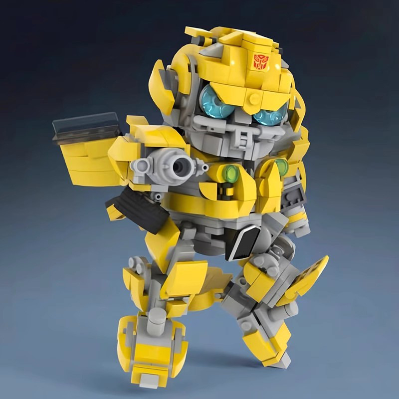 Picture of MOC compatible with Lego building blocks Suit SD BUMBLEBEE BUMBLEBEE mecha model assembled small particles domestic