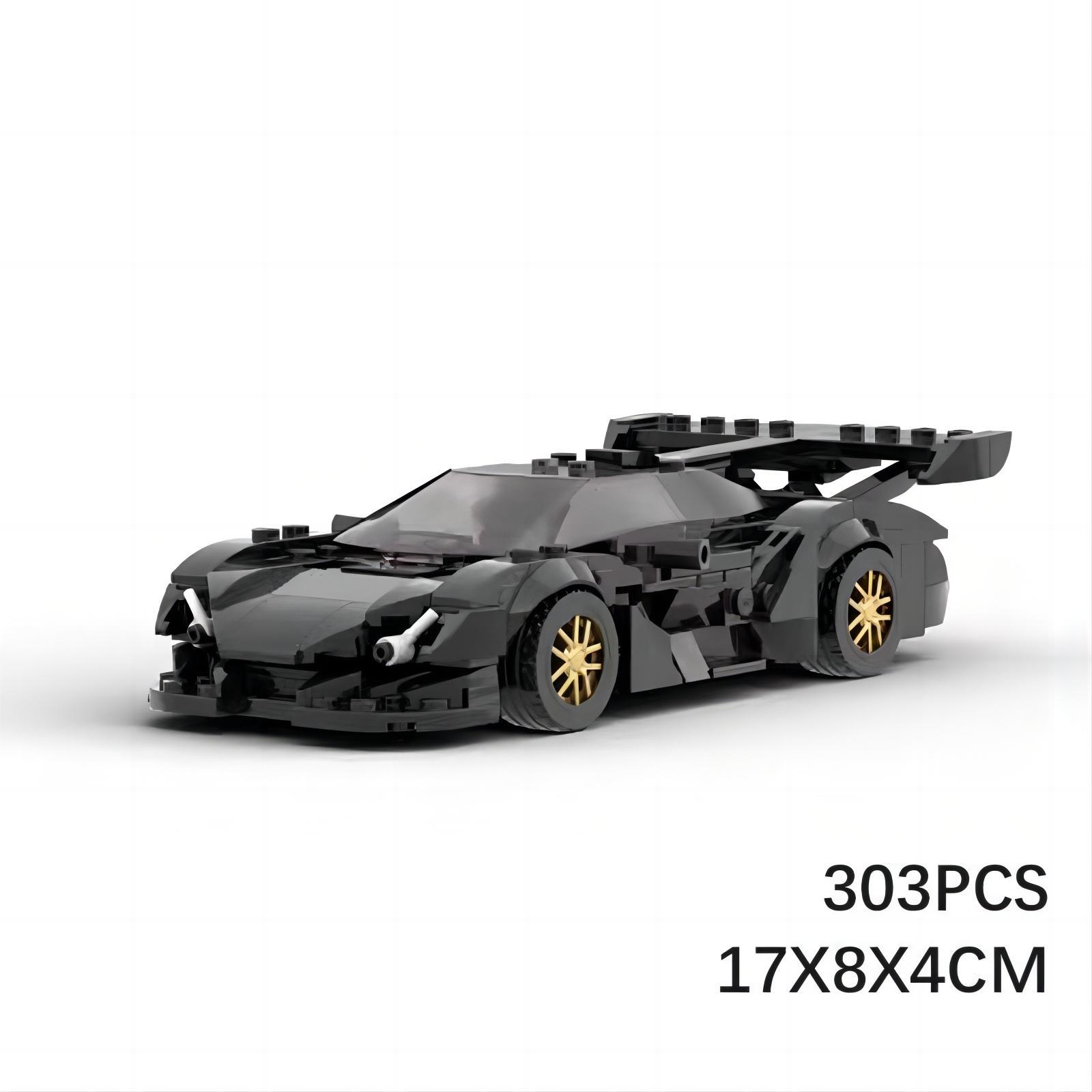 Picture of Moc Compatible with Lego Speed 8-Grids Car Apollo Ie Apollo Difficult Boys Car Model