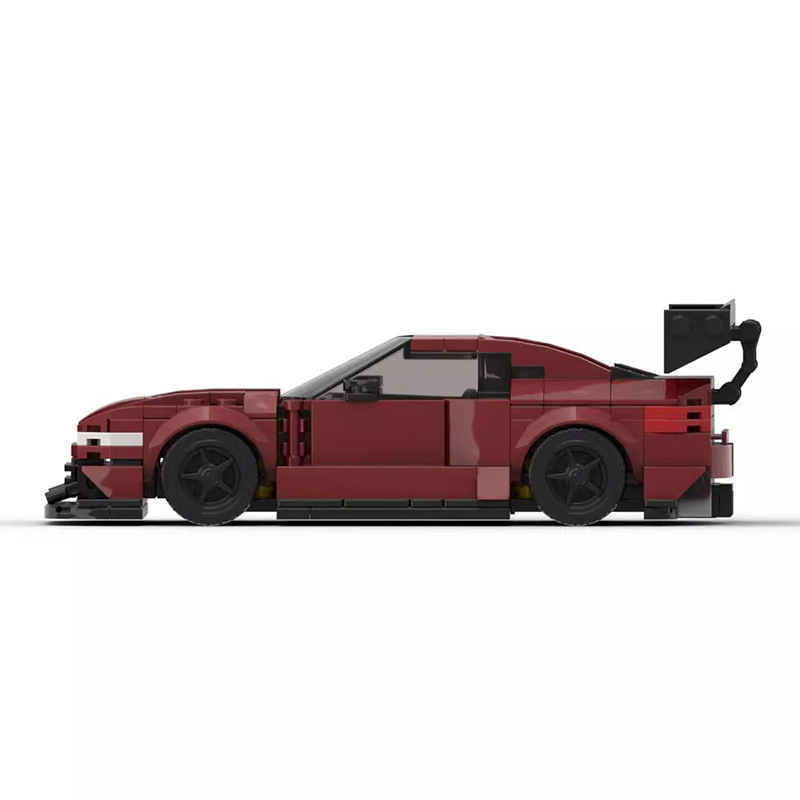 Picture of Creative Domestic Moc Compatible Lego Building Blocks Speed8 Grids Car Nissan 240Sx Silvia Educational Car Model