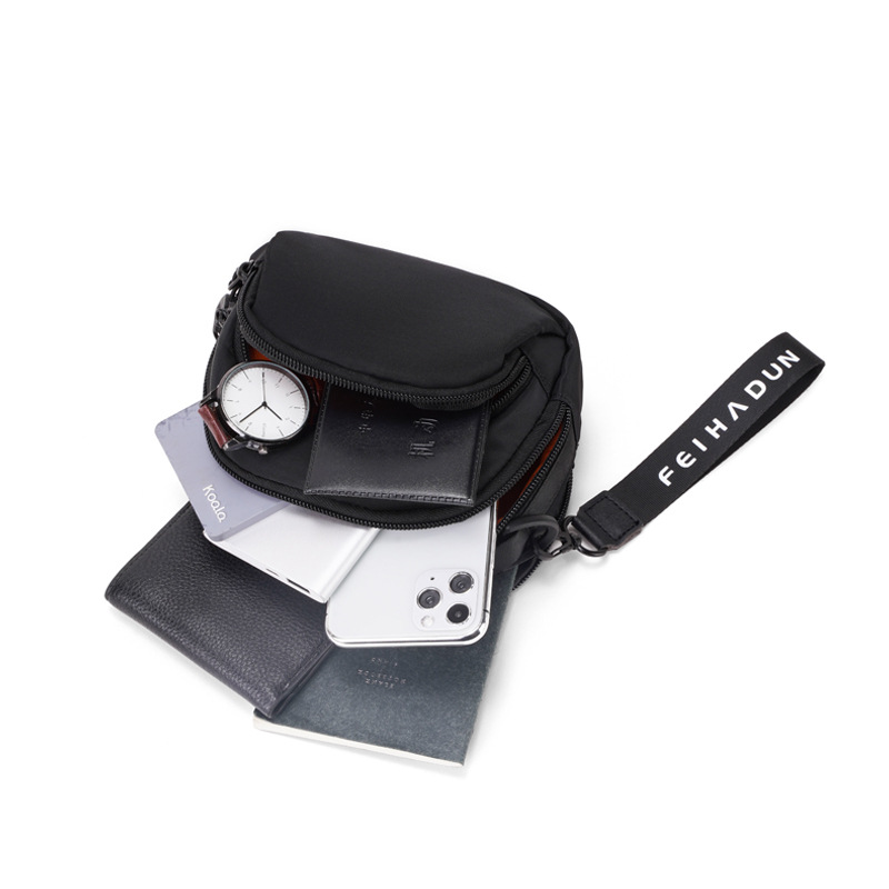 Picture of Cross-border shoulder messenger bag men's fashion brand portable small bag leisure sports chest bag mini mobile phone bag foreign trade waist bag