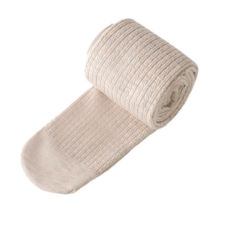 Picture of Twist White Outer Wear Leggings Baby Children's Pantyhose Girls Autumn and Winter Leggings Thin Foot Socks