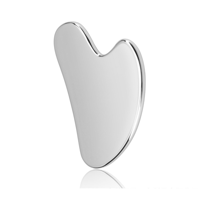 Picture of 304 stainless steel scraping plate massager V face lifting peach heart-shaped fascia knife