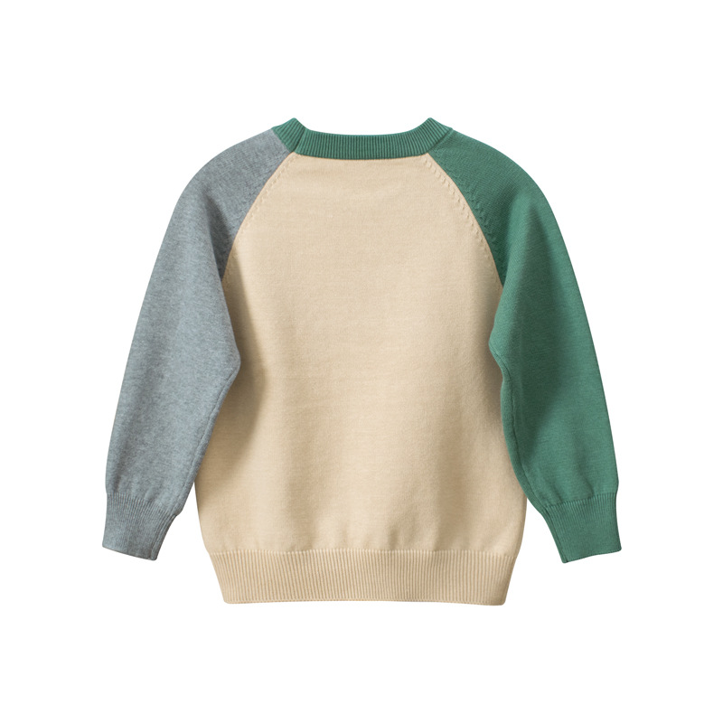 Picture of 27kids Korean version of children's clothing sweater spring new children's clothing sweater men's baby clothes a generation of hair