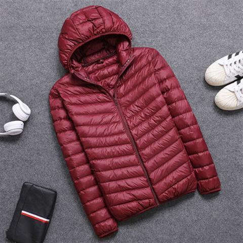 Picture of Lightweight cotton-padded jacket men's short coat 2021 autumn and winter thin trendy versatile hooded thin lightweight cotton