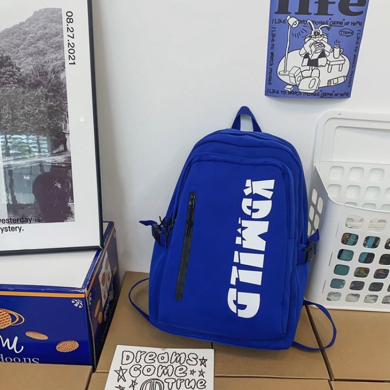 Picture of Retro Japanese Workwear Backpack Women's Niche Design American Campus Student School Bag Men's Large Capacity Backpack Trendy