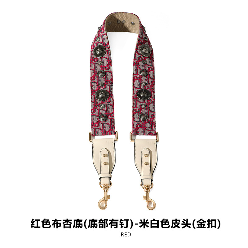 Picture of Mahuangshi MHS-F-66 Wide Bag with Canvas Shoulder Strap Shoulder Crossbody Cowhide Bag Accessories Bag Strap Comfortable D