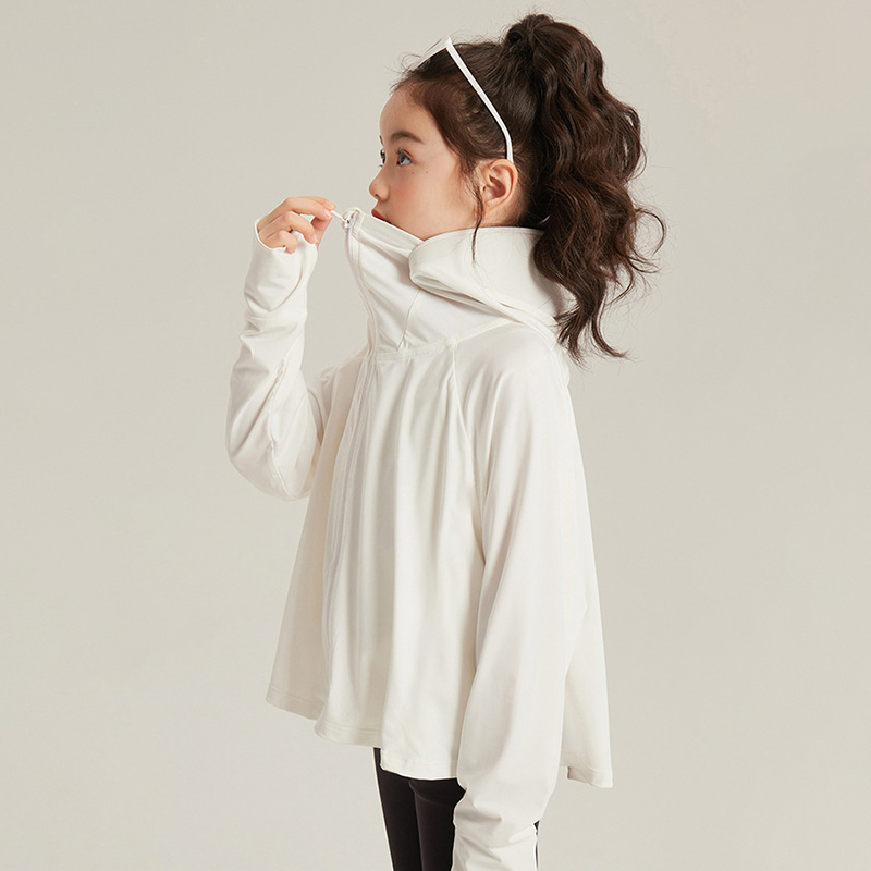 Picture of Girls' Sun Protection Clothing Summer 2025 New Children's Ice Silk Sun Protection Clothing Lightweight UV Protection UPF50 Jacket