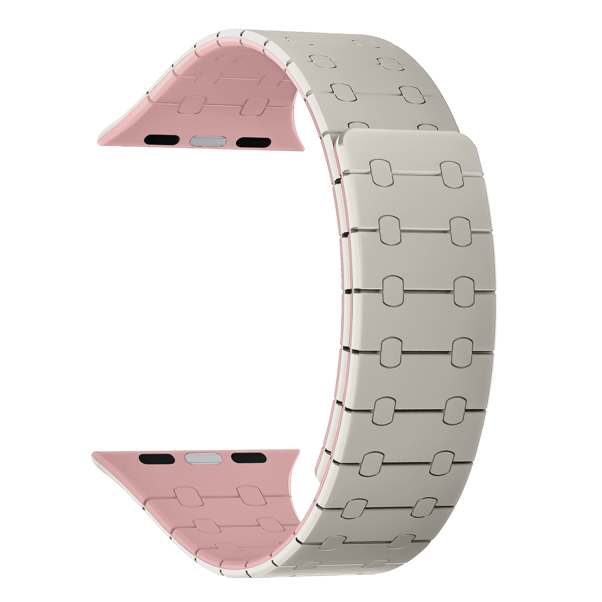 Picture of For Apple Watch Strap Magnetic Iwach8/9 Silicone Magnetic Apple Watch 8/9 Strap Classic Two-Tone
