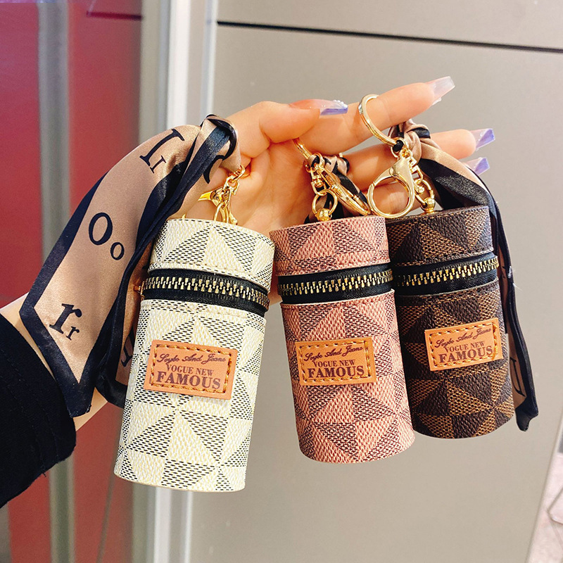 Picture of Bags for Women 2025 New Retro Presbyopia Leather Keychain Leather Mini Lipstick Bag Qiao Headphones Coin Pendant Bag