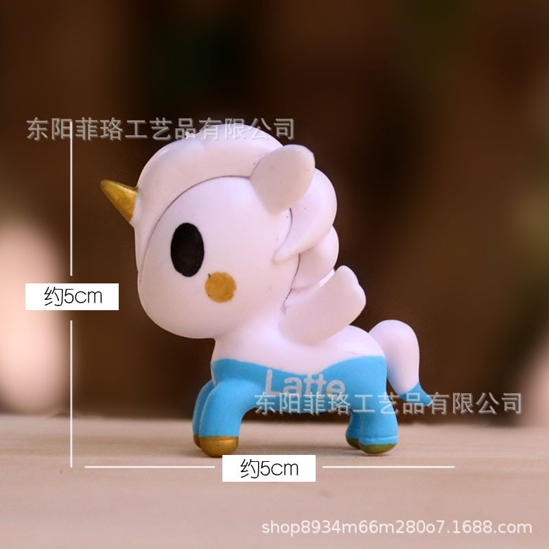 Picture of Magic Unicorn blind box accessories rainbow pony mermaid two-dimensional hand-made doll decoration girl heart doll
