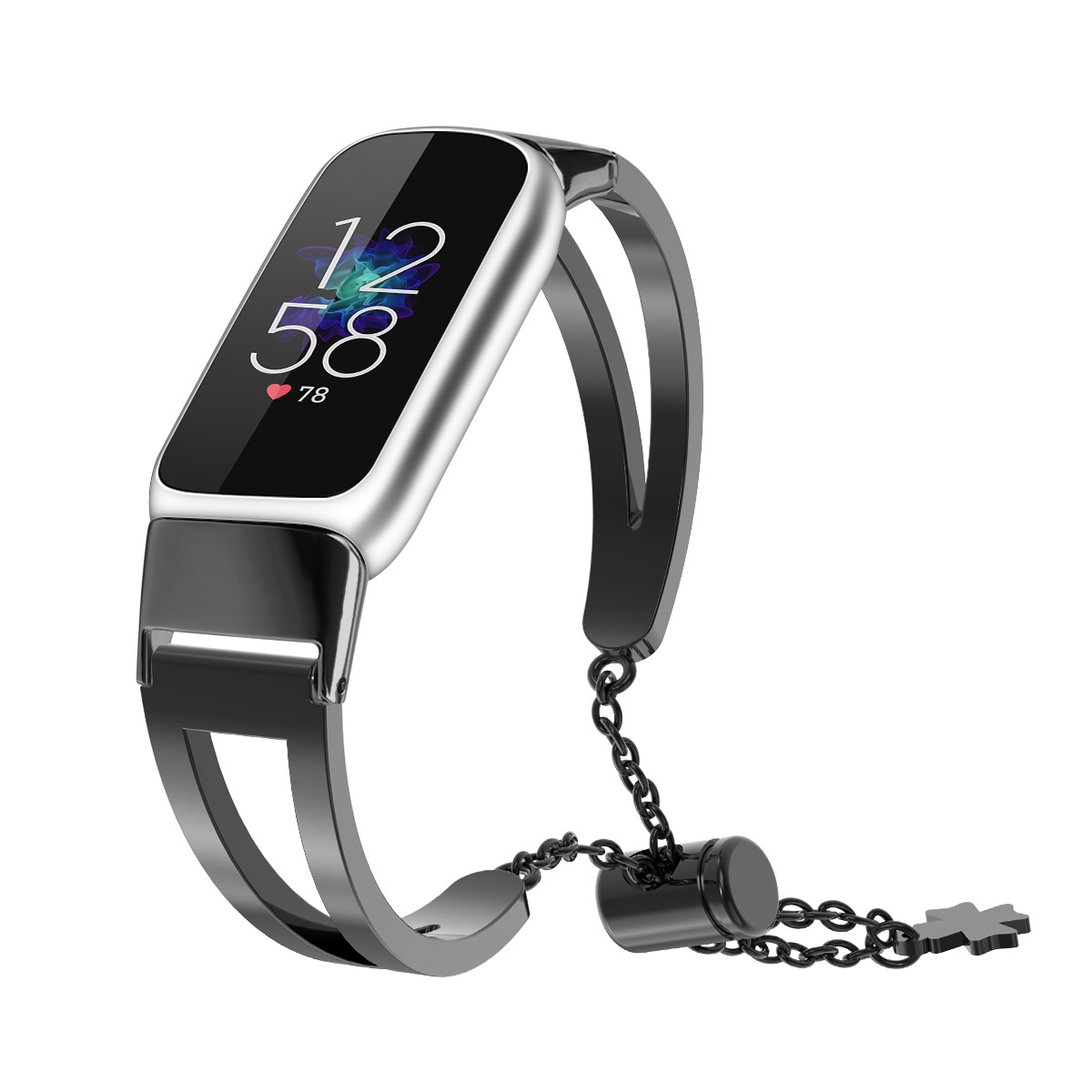 Picture of New Metal Smart Watch Band for Fitbit Luxe Alloy Bracelet Strap Steel Band Sports Wristband
