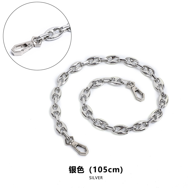 Picture of SP-86 Suitable Cocoa CHI Bag French Stick Bag Pig Nose Thick Chain Vintage Decorative Underarm Women's Bag with Hardware Accessories