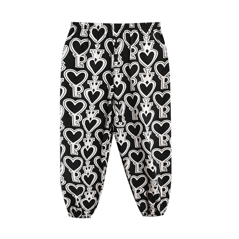 Picture of Summer New Adult Mom Kidsren Boys Girls Family Wear Bloomers Anti-Mosquito Pants Cotton Silk Pants Trousers