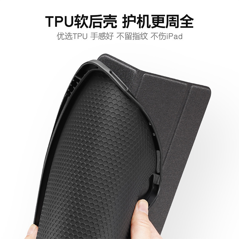 Picture of For iPadPro11 protective case with pen slot iPad10.2 dormancy flat protective case anti-fall leather case wholesale