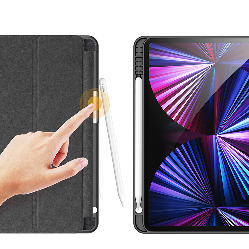 Picture of For iPadPro11 protective case with pen slot iPad10.2 dormancy flat protective case anti-fall leather case wholesale