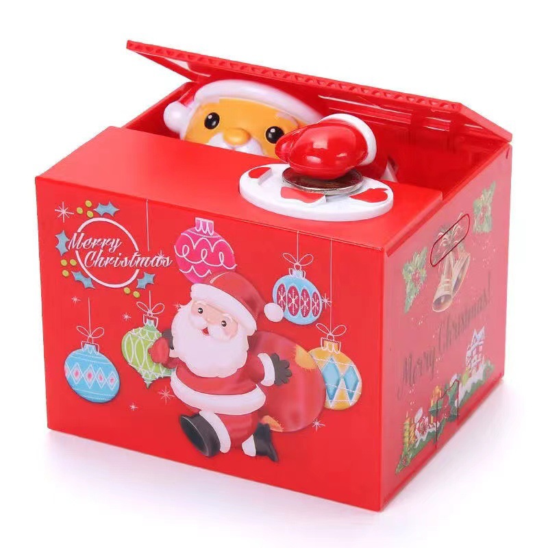 Picture of Cute creative money cat piggy bank children's toys greedy cat electric piggy bank stealing cat piggy bank coins