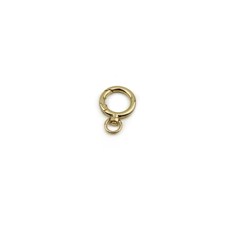 Picture of Spot wholesale 8-shaped universal tail spring buckle bag hardware accessories pendant key opening ring connection buckle