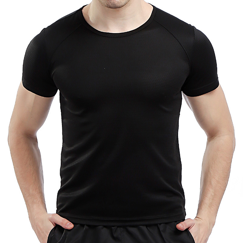 Picture of Cross-Border Independent 2024 Summer New Men's Quick-Drying T-Shirt Youth Plus Size Mountaineering Round Neck Short-Sleeved T-Shirt