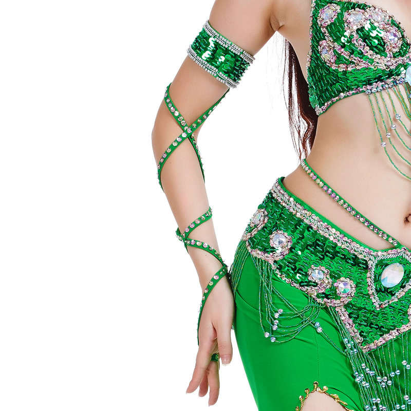 Picture of Snake Sleeve Belly Dance Sleeve Handmade Beaded Design Sense Bracelet Gloves Jewelry Hot Selling Source Factory Direct Supply