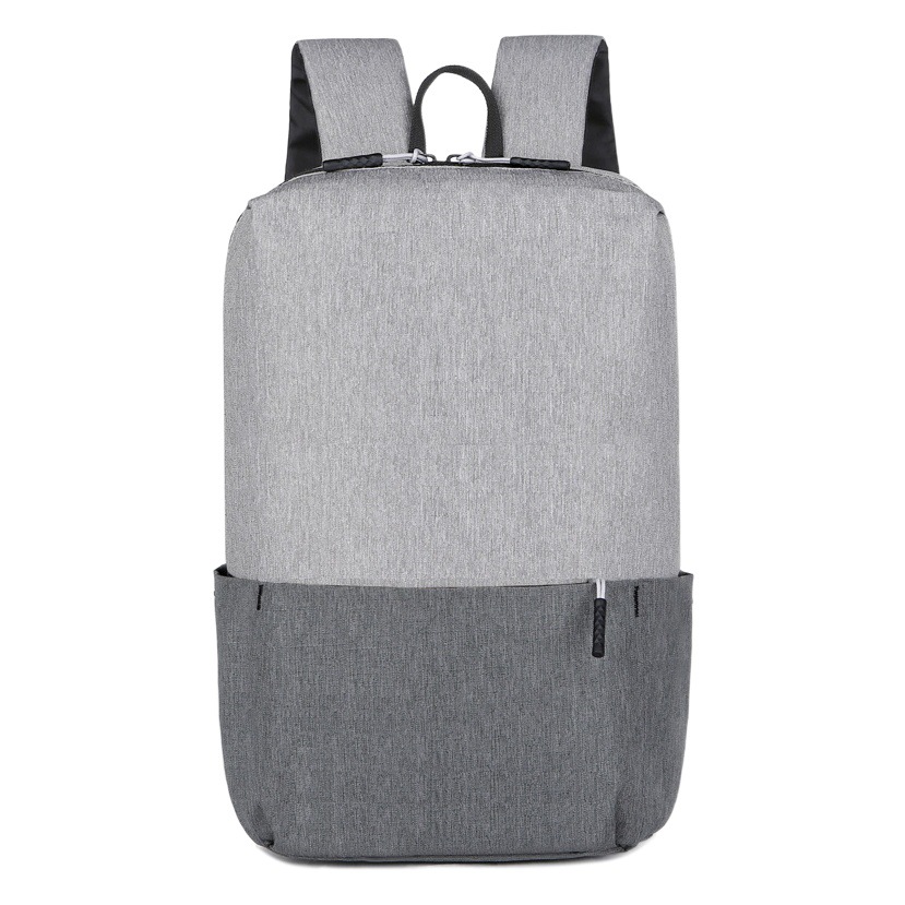 Factory new fashion color matching outdoor travel simple Korean men's and women's large capacity printable backpack