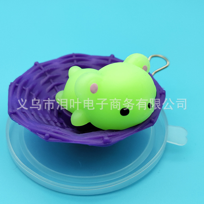 Picture of Cross-border soft Glue Creative students decompression stall selling decompression pinch music small animal vent toys small dumplings