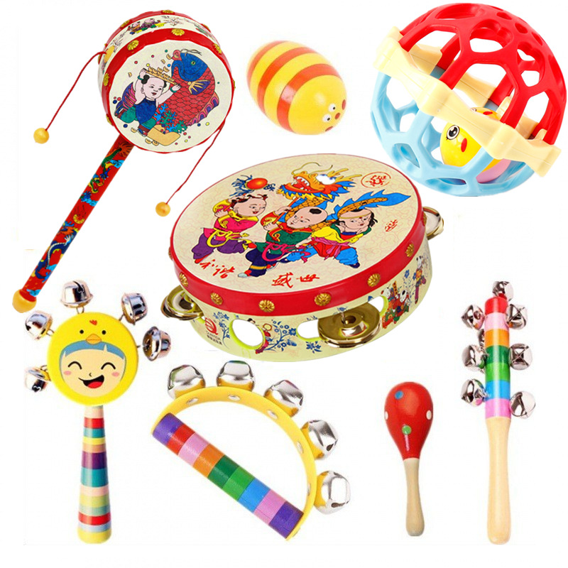 Newborn Baby Toy Puzzle Hand Grab Rattle 3 to 6-12 Months Baby Boys and Girls 0-1 Years Old Grab Rattle