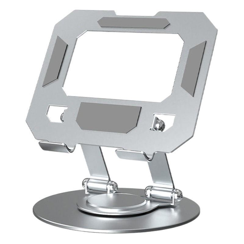 New tablet computer stand all-metal desktop lifting folding 360-degree rotating ipd universal live show stand