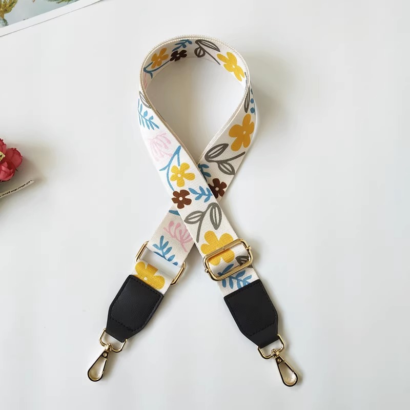 Picture of Bag shoulder strap crossbody strap adjustable widened shoulder strap leather printed nylon bag strap