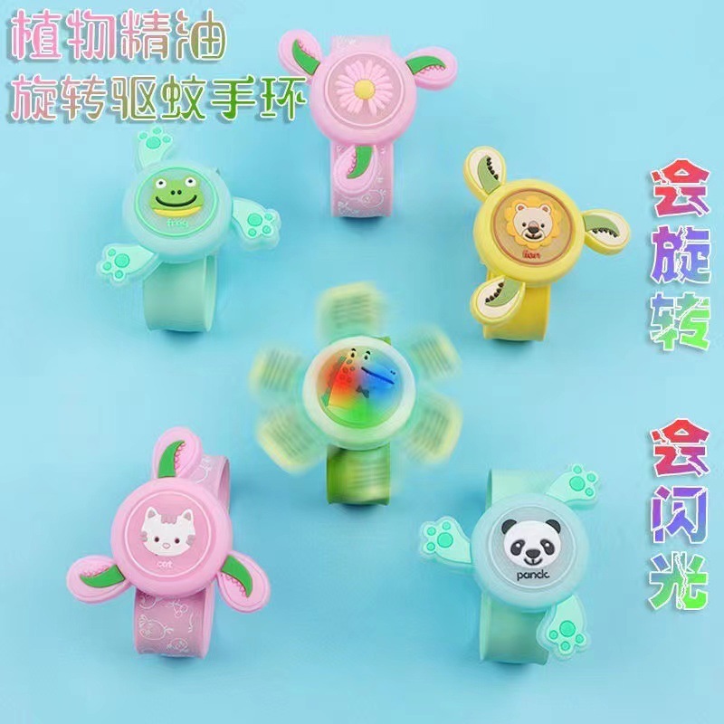 Picture of Cartoon Gyro Bracelet Luminous Summer Hot Sale Flash Children's Cartoon Rotary Watch Stall Night Market Square Hot Sale