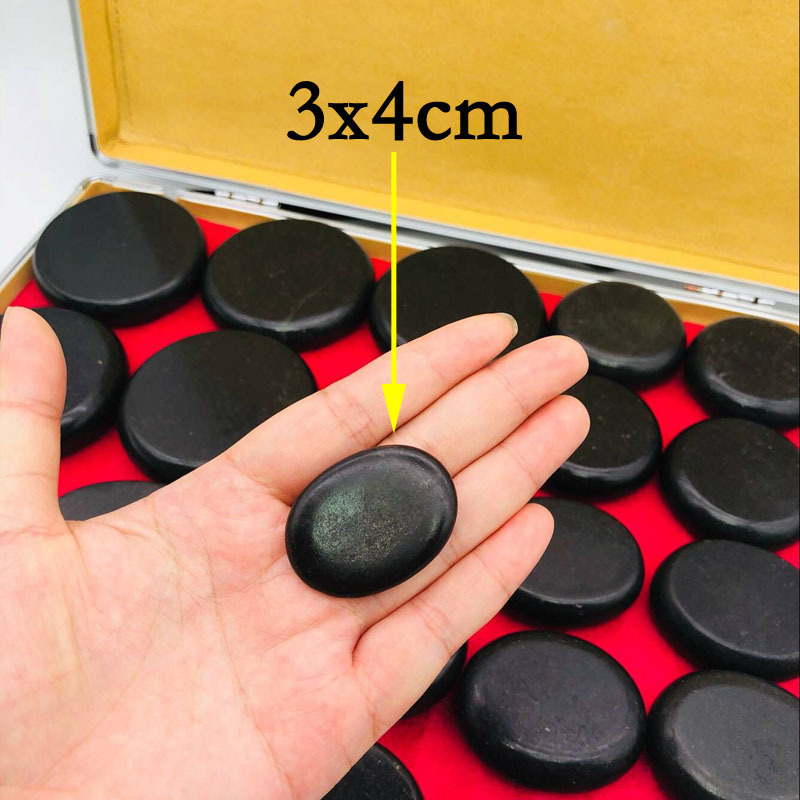 Picture of Jinbolan SPA volcanic energy stone heating box set of 16 pieces automatic constant temperature hot stone set massage Stone