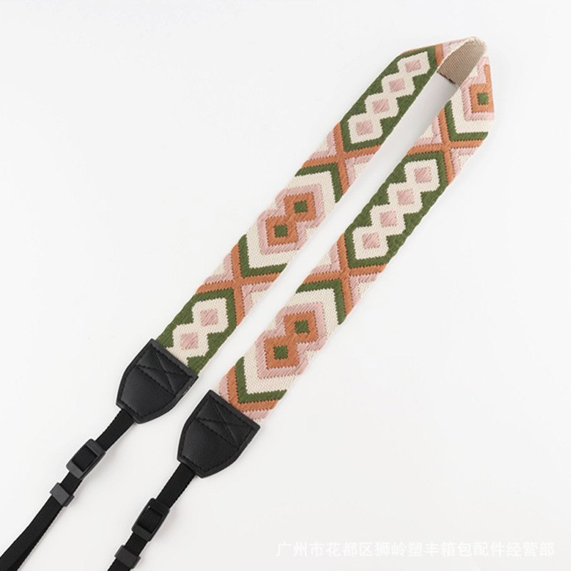 Picture of SLR Camera Shoulder Strap Camera Strap Waterproof Shock Absorbing Decompression 3.8cm Ethnic Jacquard Camera Strap