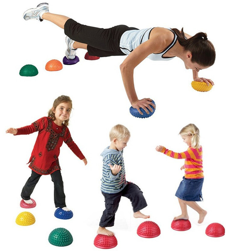 Picture of Kindergarten Toys Children's Feelings Training Equipment Foot Foot Acupoint Massage Tactility Ball Crossing Stone Balance Durian Ball